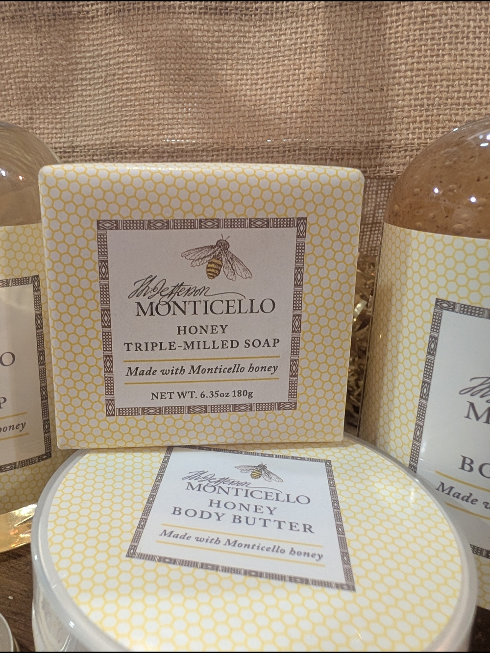 Monticellos Honey Bath & Body Set - Picture 6 of 8